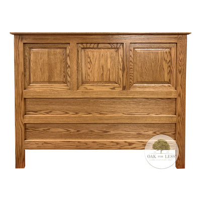 OD-O-T471-CK-HB - Traditional Oak Panel Headboard - Cal King Size - Oak For Less® Furniture