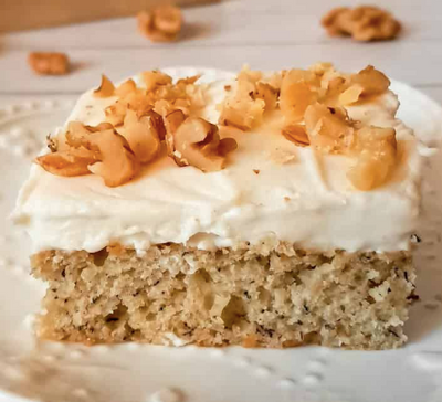 Banana Cream Cheese Cake Bars
