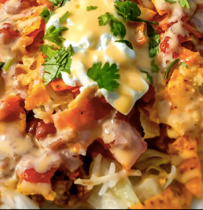 Easy Amish Haystack Dinner (“Pile-It-On” Taco Bowls)