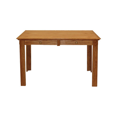 FD-1116T - Traditional Oak 72" Writing Desk with 2 Drawers - Oak For Less® Furniture