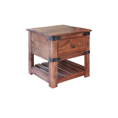 IFD-867END - Parota II Collection Solid Wood End Table - Oak For Less® Furniture
