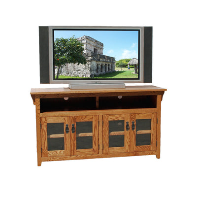OD-O-M279 - Mission Oak 56" TV Stand - Oak For Less® Furniture
