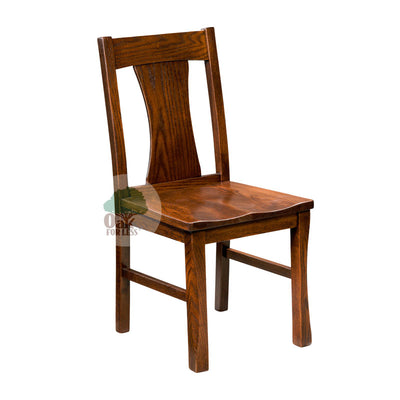 Amish made Sedona Side Chair in Solid Oak - Oak For Less® Furniture